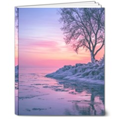 Tree Nature Plant Outdoors Ice Toronto Scenery Snow 8  X 10  Softcover Notebook