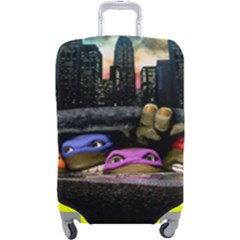 Teenage Mutant Ninja Turtles Leonardo Raphael Michelangelo Donatello Luggage Cover (large) by Sarkoni