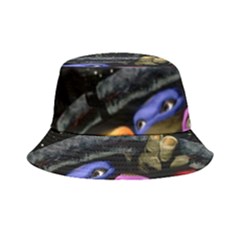 Teenage Mutant Ninja Turtles Leonardo Raphael Michelangelo Donatello Bucket Hat by Sarkoni