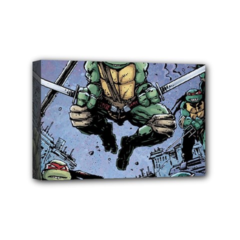 Teenage Mutant Ninja Turtles Comics Mini Canvas 6  X 4  (stretched)