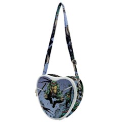 Teenage Mutant Ninja Turtles Comics Heart Shoulder Bag by Sarkoni