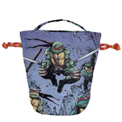 Teenage Mutant Ninja Turtles Comics Drawstring Bucket Bag by Sarkoni