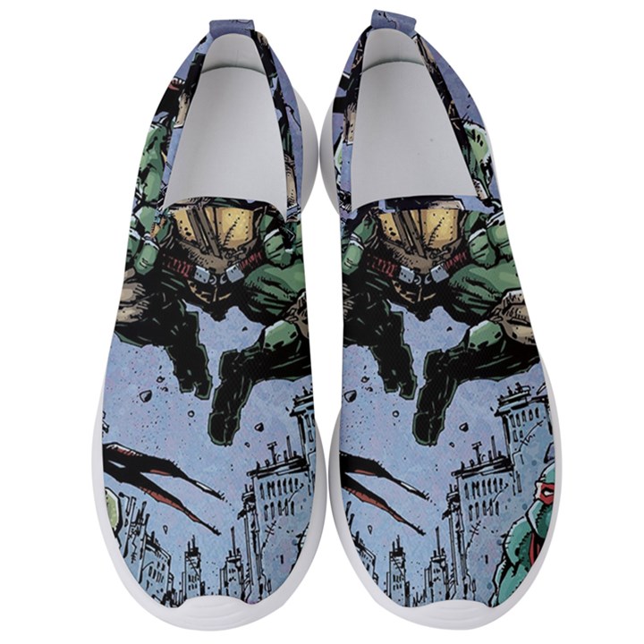 Teenage Mutant Ninja Turtles Comics Men s Slip On Sneakers