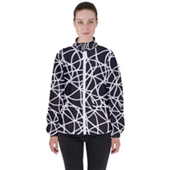 Interconnectedness Women s High Neck Windbreaker by Sobalvarro