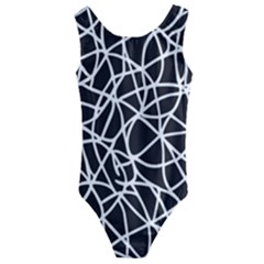 Interconnectedness Kids  Cut-out Back One Piece Swimsuit by Sobalvarro