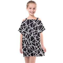 Interconnectedness Kids  One Piece Chiffon Dress by Sobalvarro