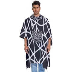 Interconnectedness Men s Hooded Rain Ponchos by Sobalvarro