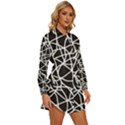 Interconnectedness Womens Long Sleeve Shirt Dress View3