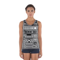 Boombox Sport Tank Top  by Sarkoni