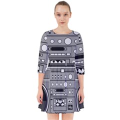 Boombox Smock Dress by Sarkoni