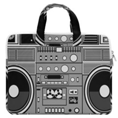 Boombox Macbook Pro 16  Double Pocket Laptop Bag  by Sarkoni