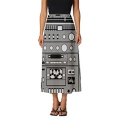 Boombox Classic Midi Chiffon Skirt by Sarkoni