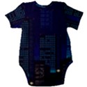 Pixel Art Night City Japan Baby Short Sleeve Bodysuit View2