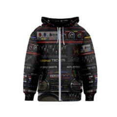 Daft Punk Boombox Kids  Zipper Hoodie by Sarkoni