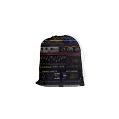 Daft Punk Boombox Drawstring Pouch (xs) by Sarkoni