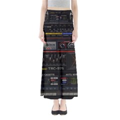 Daft Punk Boombox Full Length Maxi Skirt by Sarkoni