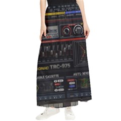 Daft Punk Boombox Maxi Chiffon Skirt by Sarkoni