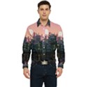 Pixel Art City Men s Long Sleeve Pocket Shirt  View1