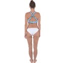 Japanese Themed Pixel Art The Urban And Rural Side Of Japan Cross Back Hipster Bikini Top  View2