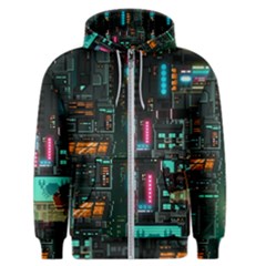 Video Game Pixel Art Men s Zipper Hoodie