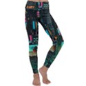 Video Game Pixel Art Kids  Lightweight Velour Classic Yoga Leggings View1