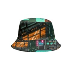 Video Game Pixel Art Inside Out Bucket Hat (kids) by Sarkoni