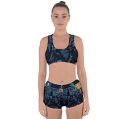 Hogwarts Starry Night Van Gogh Racerback Boyleg Bikini Set by Sarkoni