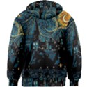 Hogwarts Starry Night Van Gogh Kids  Zipper Hoodie Without Drawstring View2