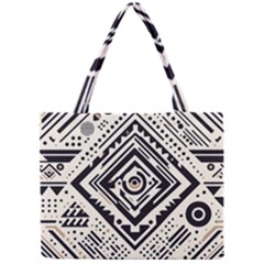 Tribal Pattern Mini Tote Bag by Sobalvarro