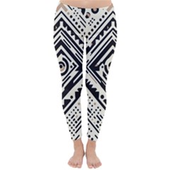 Tribal Pattern Classic Winter Leggings