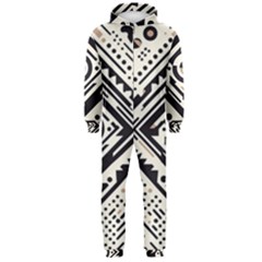 Tribal Pattern Hooded Jumpsuit (men)