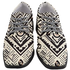 Tribal Pattern Women Heeled Oxford Shoes by Sobalvarro