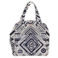 Tribal Pattern Boxy Hand Bag by Sobalvarro