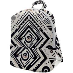 Tribal Pattern Zip Up Backpack by Sobalvarro