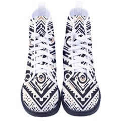 Tribal Pattern Men s High-top Canvas Sneakers