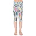 City Pattern Pixel Art Japan Kids  Capri Leggings  View1