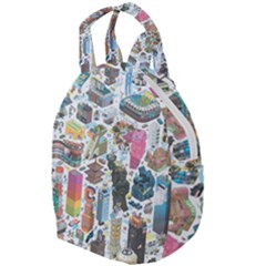 City Pattern Pixel Art Japan Travel Backpack by Sarkoni