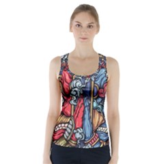 Japan Art Aesthetic Racer Back Sports Top by Sarkoni