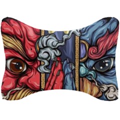 Japan Art Aesthetic Seat Head Rest Cushion by Sarkoni