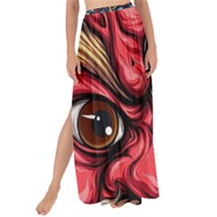 Japan Art Aesthetic Maxi Chiffon Tie-up Sarong by Sarkoni