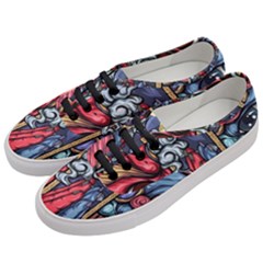 Japan Art Aesthetic Women s Classic Low Top Sneakers by Sarkoni