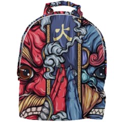 Japan Art Aesthetic Mini Full Print Backpack by Sarkoni