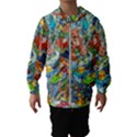 Pixel Art Retro Video Game Kids  Hooded Windbreaker View1