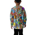 Pixel Art Retro Video Game Kids  Hooded Windbreaker View2