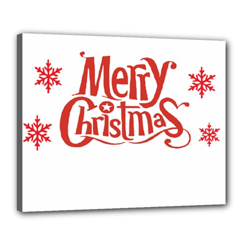 Merry Christmas Canvas 20  X 16  (stretched) by designerey