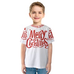 Merry Christmas Kids  Sport Mesh T-shirt