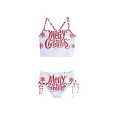 Merry Christmas Girls  Tankini Swimsuit by designerey