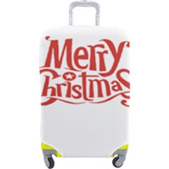 Merry Christmas Luggage Cover (large)