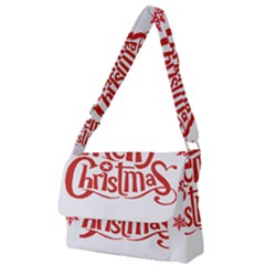 Merry Christmas Full Print Messenger Bag (s) by designerey