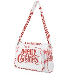 Merry Christmas Front Pocket Crossbody Bag by designerey